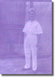 Pte. Mason In Navy Uniform