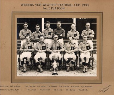 Hot weather Football team Lucknow 1938